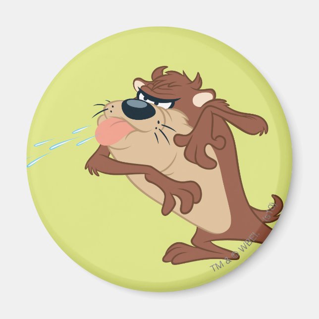 TAZ™ håller ut sin tunga Magnet (Framsidan)