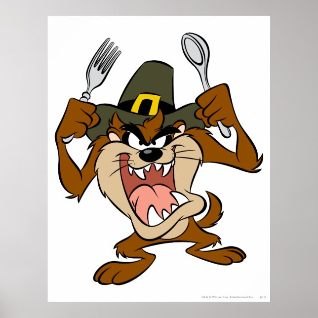 TAZ™ Hungrig Poster (Framsidan)