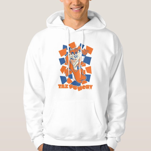 TAZ™ Hungry Smashing Through Checker Hoodie (Framsida)