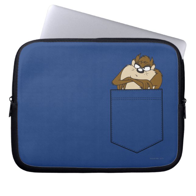 TAZ™ i en fickdator Laptop Sleeve (Framsidan)