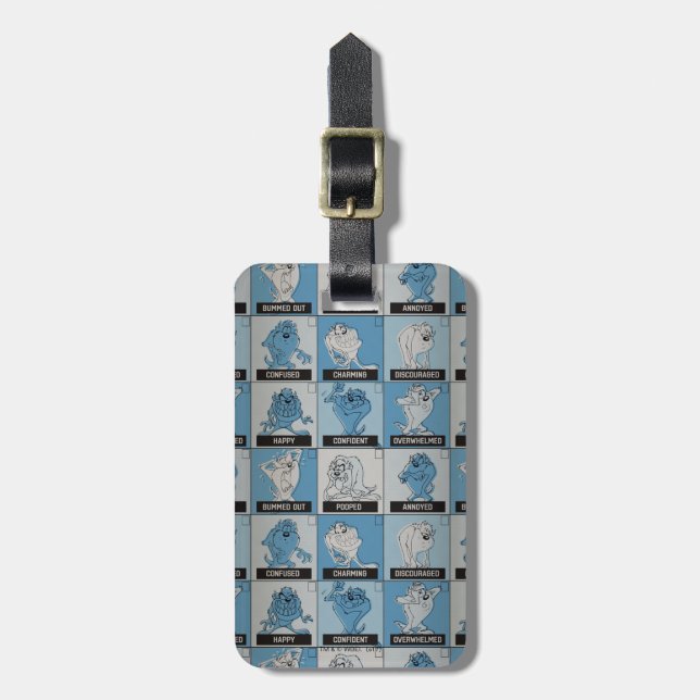 TAZ™-kryssruta Bagagebricka (Vertikal Framsida)