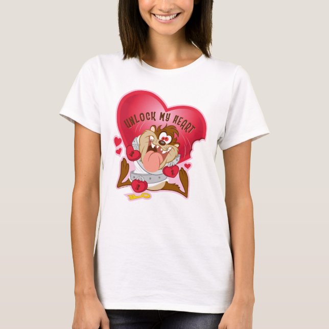 TAZ™ - Lås upp mitt hjärta T Shirt (Framsida)