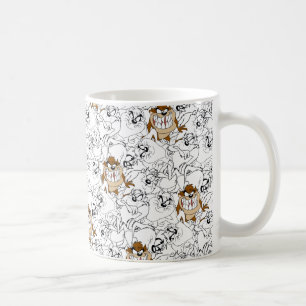 TAZ™ Linje Konst Färg Pop Mönster Kaffemugg