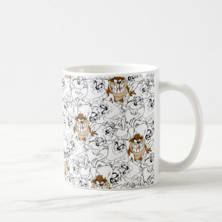 TAZ™ Linje Konst Färg Pop Mönster Kaffemugg