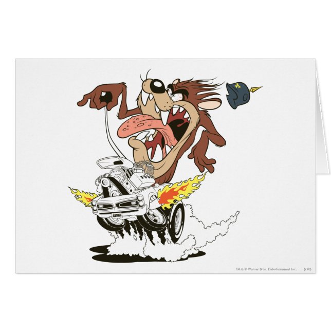 TAZ™-lös körning Hälsningskort (Framsidan Horizontal)