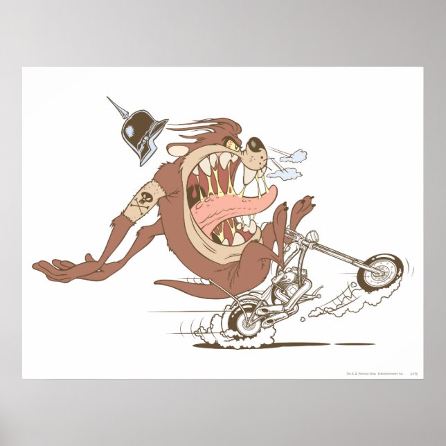 TAZ™ Motorcycle Fury Poster (Framsidan)