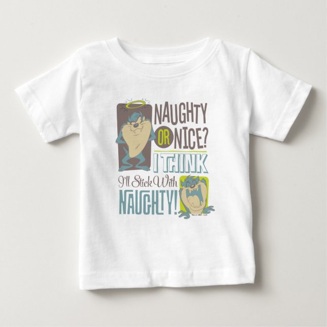 TAZ™ - Naughty eller Nice? Tee Shirt (Framsida)