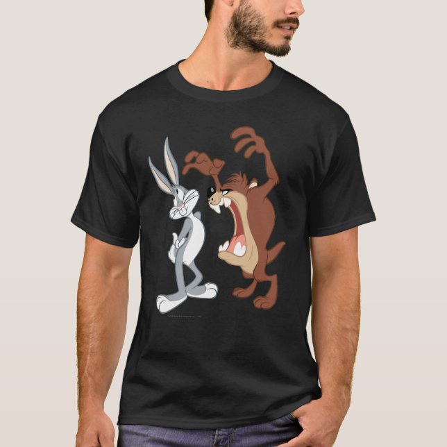 TAZ™ och BUGS BUNNY™ Inte ens blinçar - Färg T Shirt (Framsida)