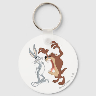 TAZ™ och KRYP BUNNY™, inte jämnt utflammande - Fär Nyckelring