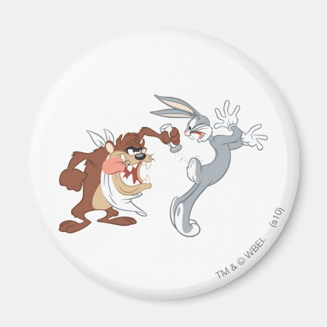 TAZ™ och KRYP BUNNY™ Magnet (Framsidan)