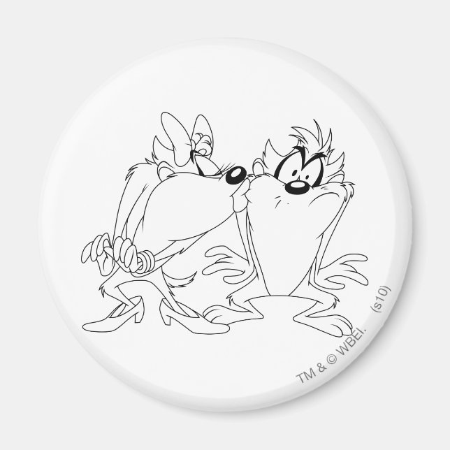 TAZ™ och tjej Magnet (Framsidan)