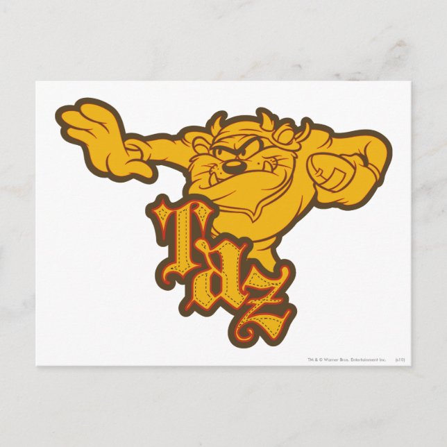 TAZ™ One Arm Saker Vykort (Framsida)