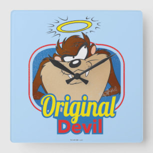 TAZ™ Original Djävulen Fyrkantig Klocka