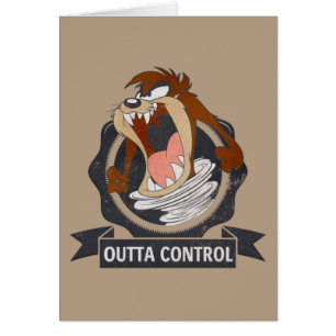 TAZ™ Outta Control Hälsningskort