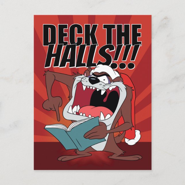 TAZ™ Singel jul Sång Helg Vykort (Framsida)