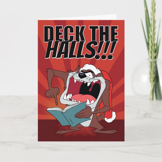 TAZ™ Singel jul Sång Helgkort (Framsida)