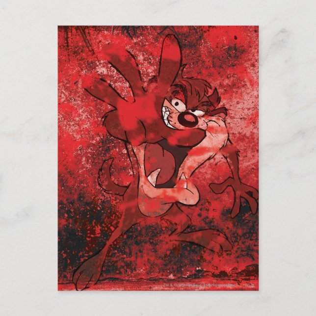 TAZ™ Sinister Vykort (Framsida)