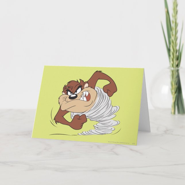 TAZ™-snurra snabbt Kort (Framsida)