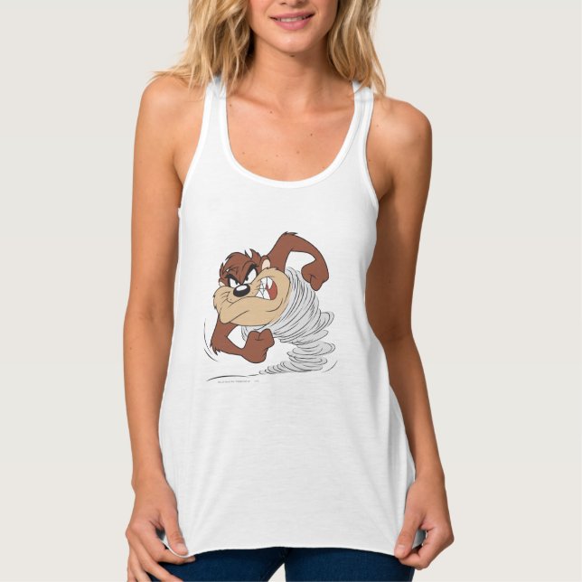 TAZ™-snurra snabbt Linne Med Racerback (Framsida)