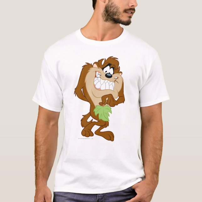 TAZ™ som håller ett löv T Shirt (Framsida)