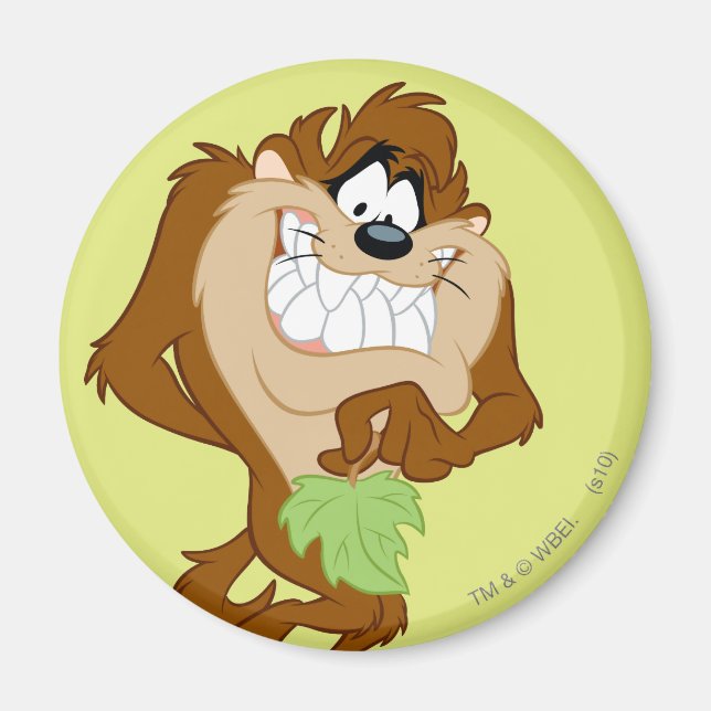 TAZ™ som innehar ett löv Magnet (Framsidan)