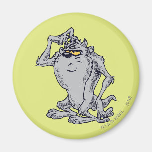 TAZ™-tänkande konstnärlig design Magnet