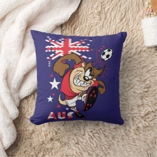 TAZ™ Team Australia Fotbollsgrafik Kudde