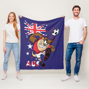 TAZ™ Team Australia Soccer Grafik Fleecefilt