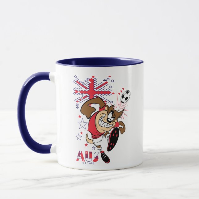 TAZ™ Team Australia Soccer Grafik Mugg (Vänster)