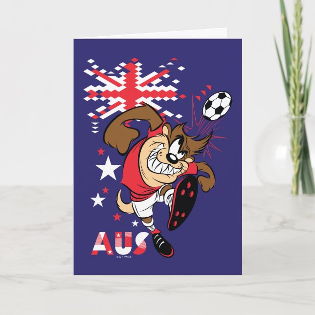 TAZ™ Team Australia Soccer Graphic Kort (Framsida)