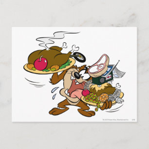 TAZ™ Thanksgiving Tallrikar Helg Vykort