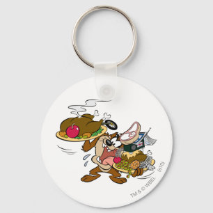 TAZ™ Thanksgiving Tallrikar Nyckelring