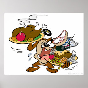 TAZ™ Thanksgiving Tallrikar Poster