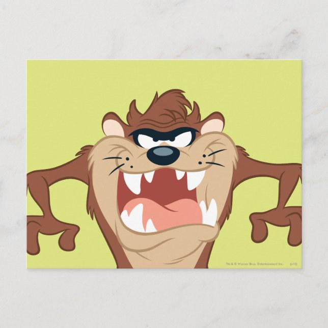 TAZ™ Toothy Flin Vykort (Framsida)