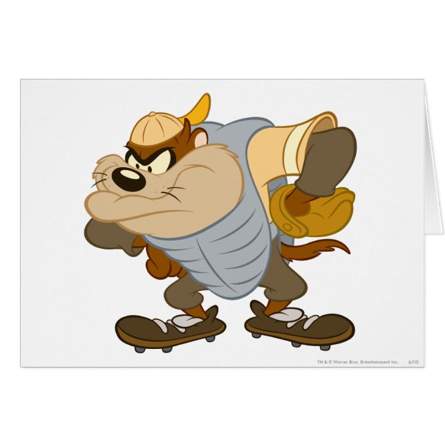 TAZ™ vid Catcher Mound 2 Hälsningskort (Framsidan Horizontal)