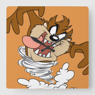 TAZ™ Whirling, Tornado Fyrkantig Klocka