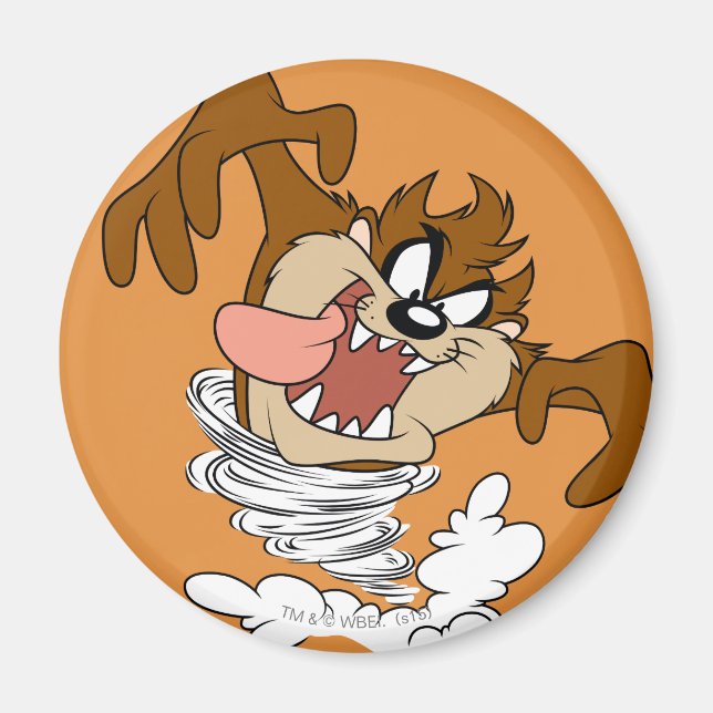 TAZ™ Whirling, Tornado Magnet (Framsidan)