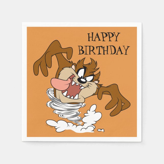 TAZ™ Whirling Tornado Pappersservett (Framsidan)