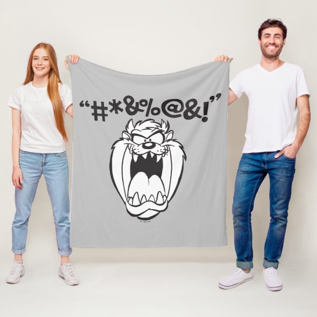 TAZ™ Yelling Expletives Fleecefilt (På plats)