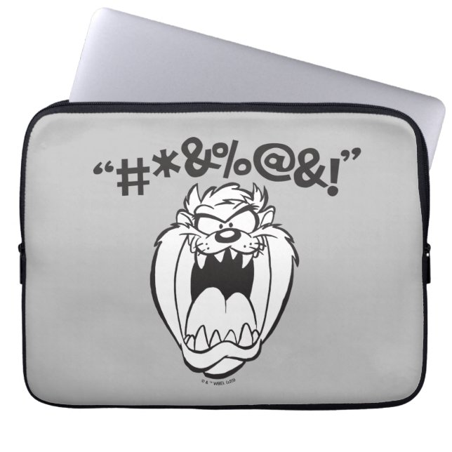 TAZ™ Yelling Expletives Laptop Fodral (Framsidan)