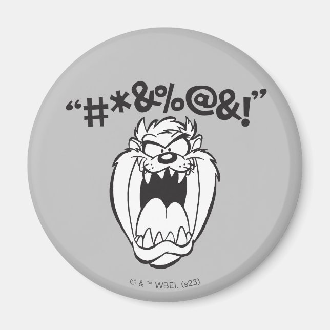 TAZ™ Yelling Expletives Magnet (Framsidan)