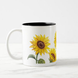 Taza 11 oz con Girasoles amarillos Två-Tonad Mugg