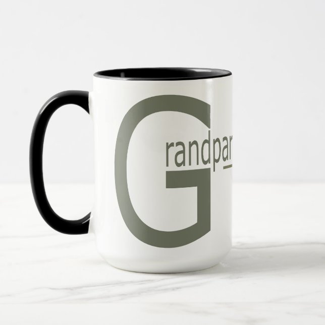taza 15 oz. Granparents  Day Mugg (Vänster)