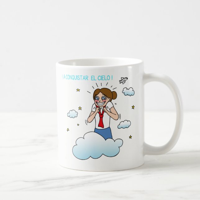 taza A conquistar el cielo Kaffemugg (Höger)
