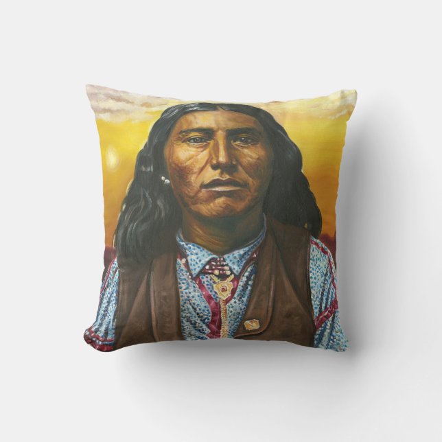 Taza Apachehövding Kudde (Framsida)
