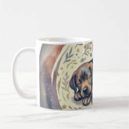 Taza Artística Relájate & Libros Perro Durmiendo Kaffemugg