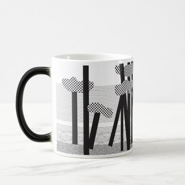Taza b&n magisk mugg (Vänster)