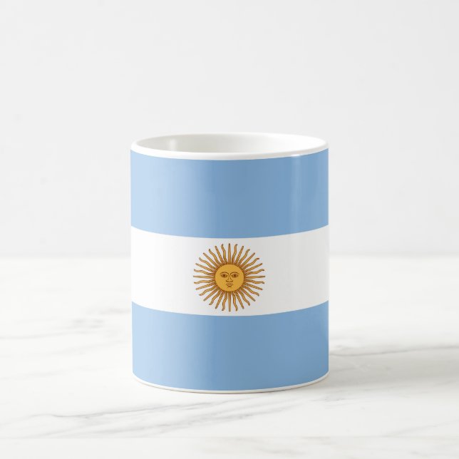 taza bandera de Argentina Kaffemugg (Center)