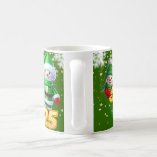 taza blanca Navideña Kaffemugg
