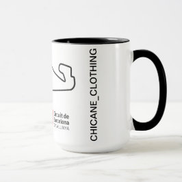 Taza circuito circuito de barcelona  mugg